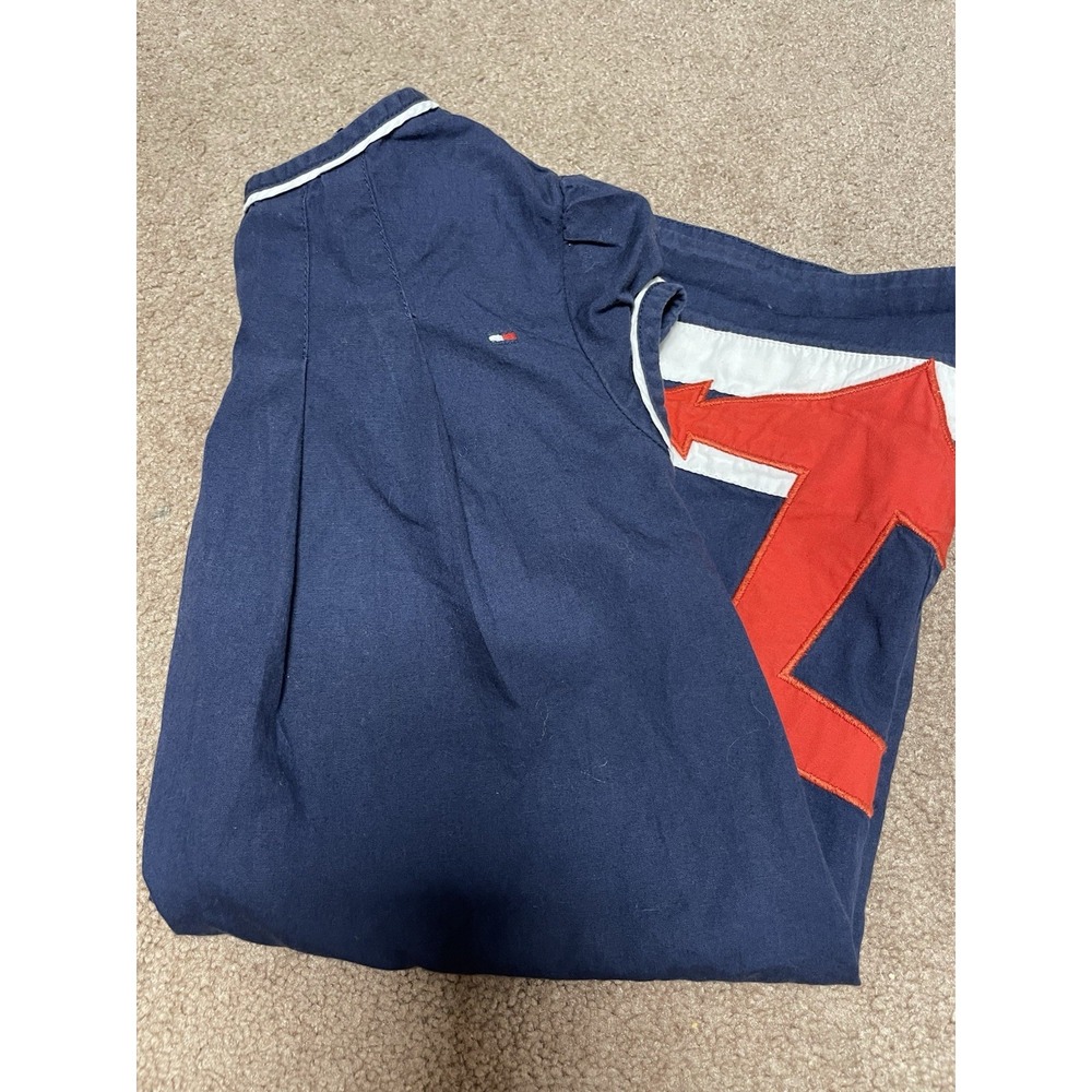 Tommy Hilfiger Navy blue red anchor button back 4T Little Girl‎ Dress - Picture 9 of 9